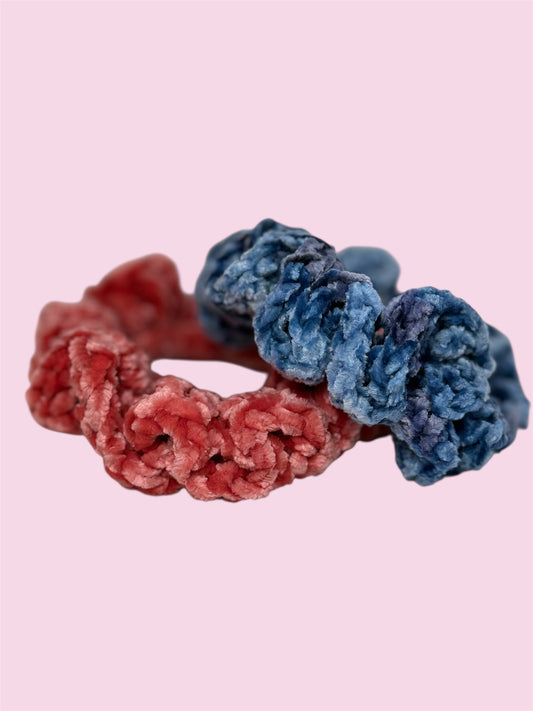 Velvet Scrunchies Set
