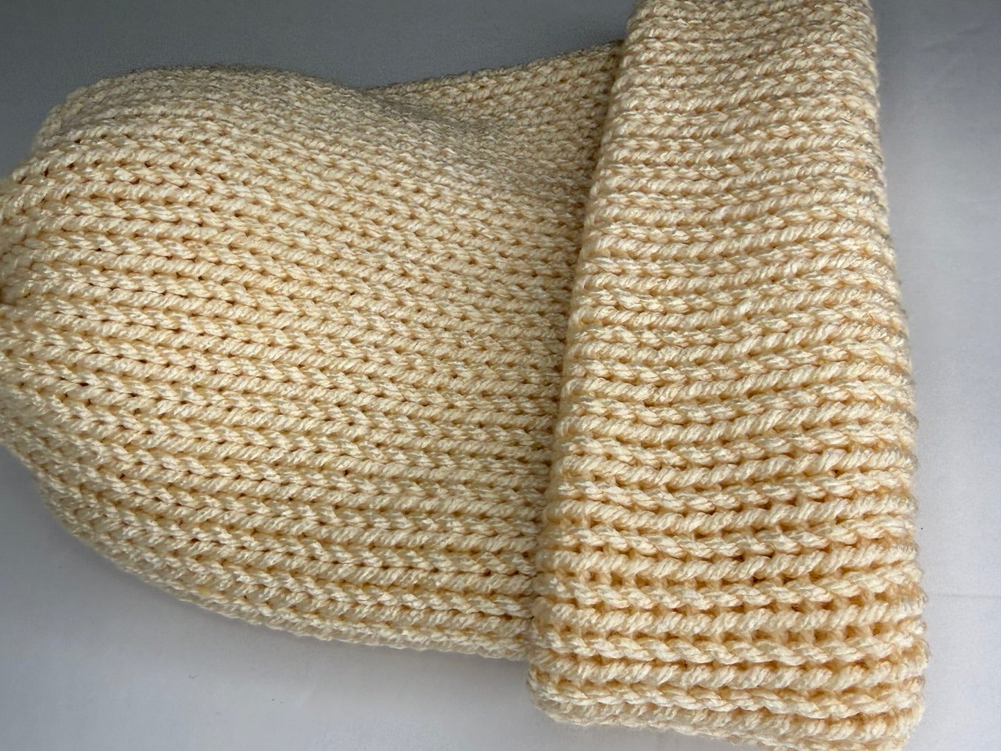 Double Layer Reversible Knit Beanie
