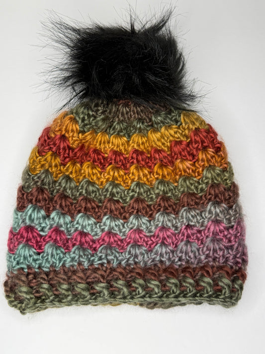 Dark Autumn Color Beanie