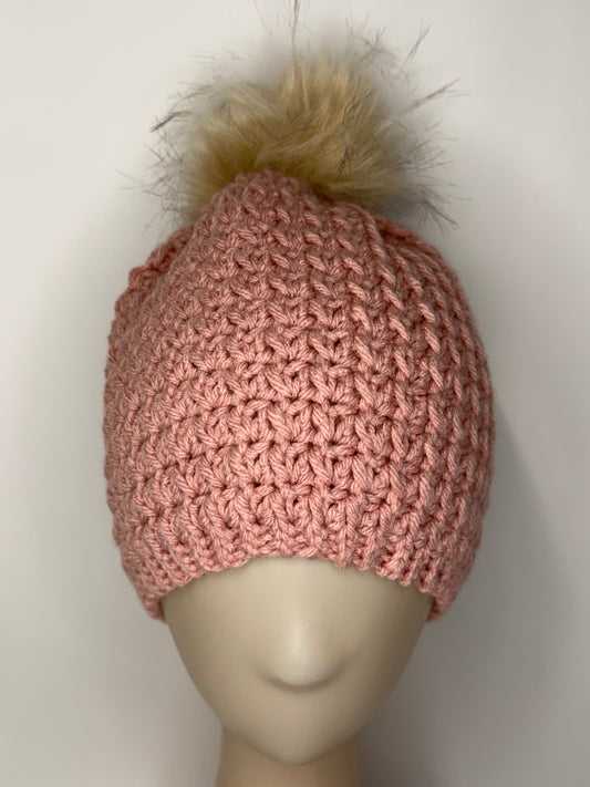 Mauve Pink Beanie