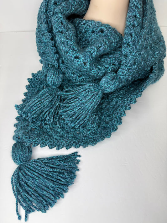 Teal Shawl