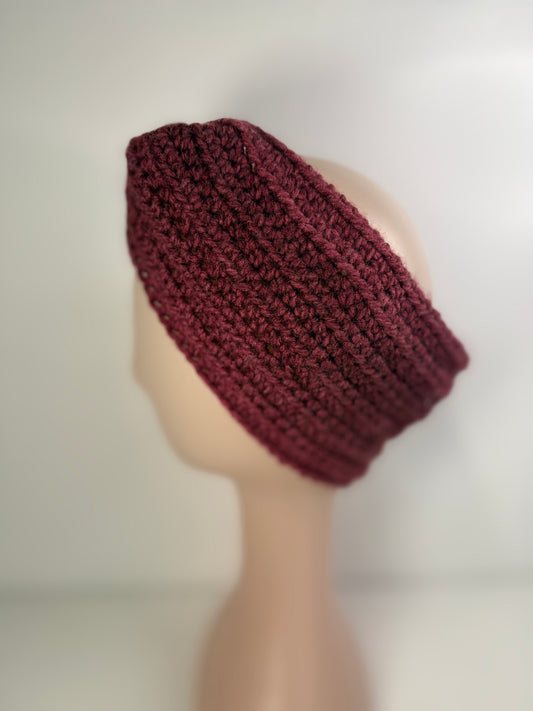 Berry Twisted Ear warmer