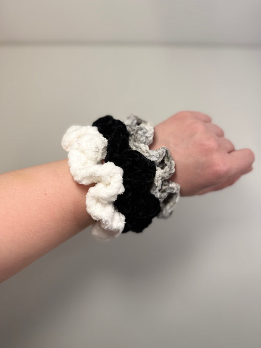 Velvet Scrunchies Trio