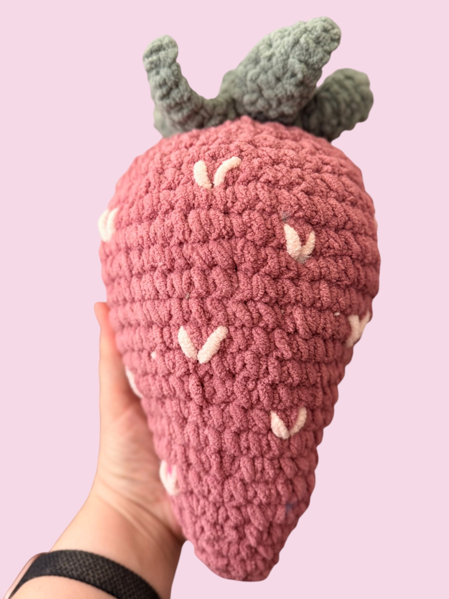 Lg Strawberry Plushie