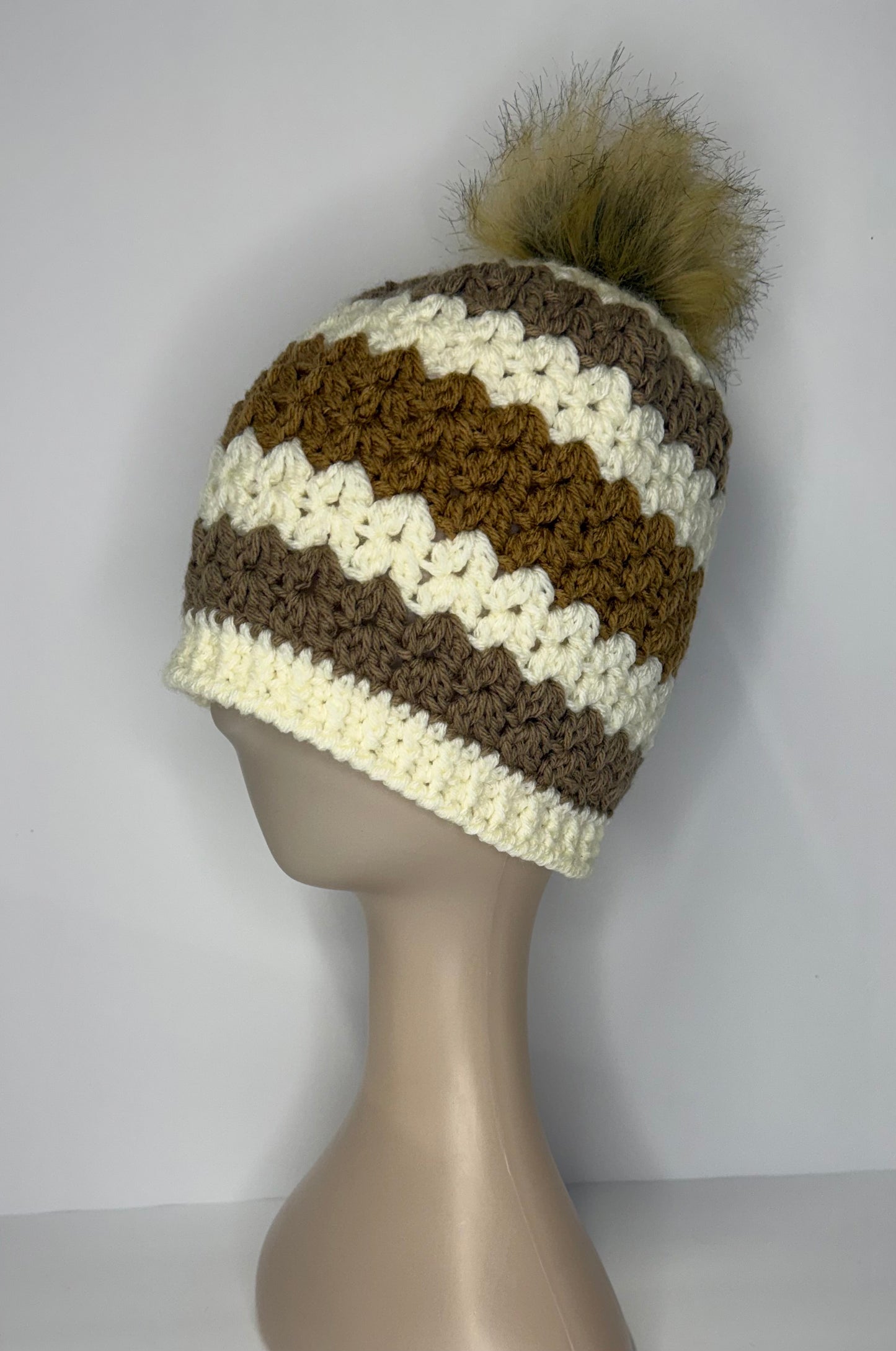 Cream & Neutral Beanie