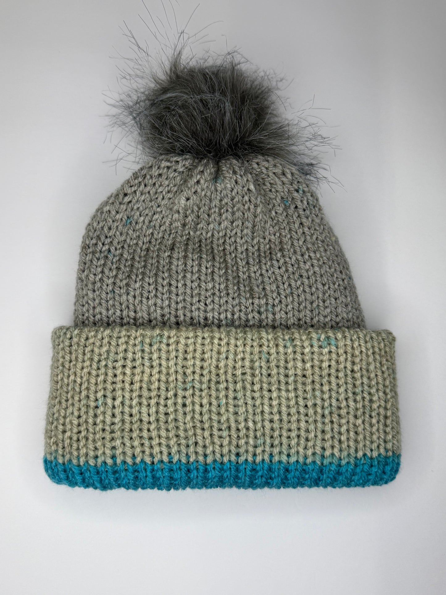 Double Layer Knit Reversible Beanie