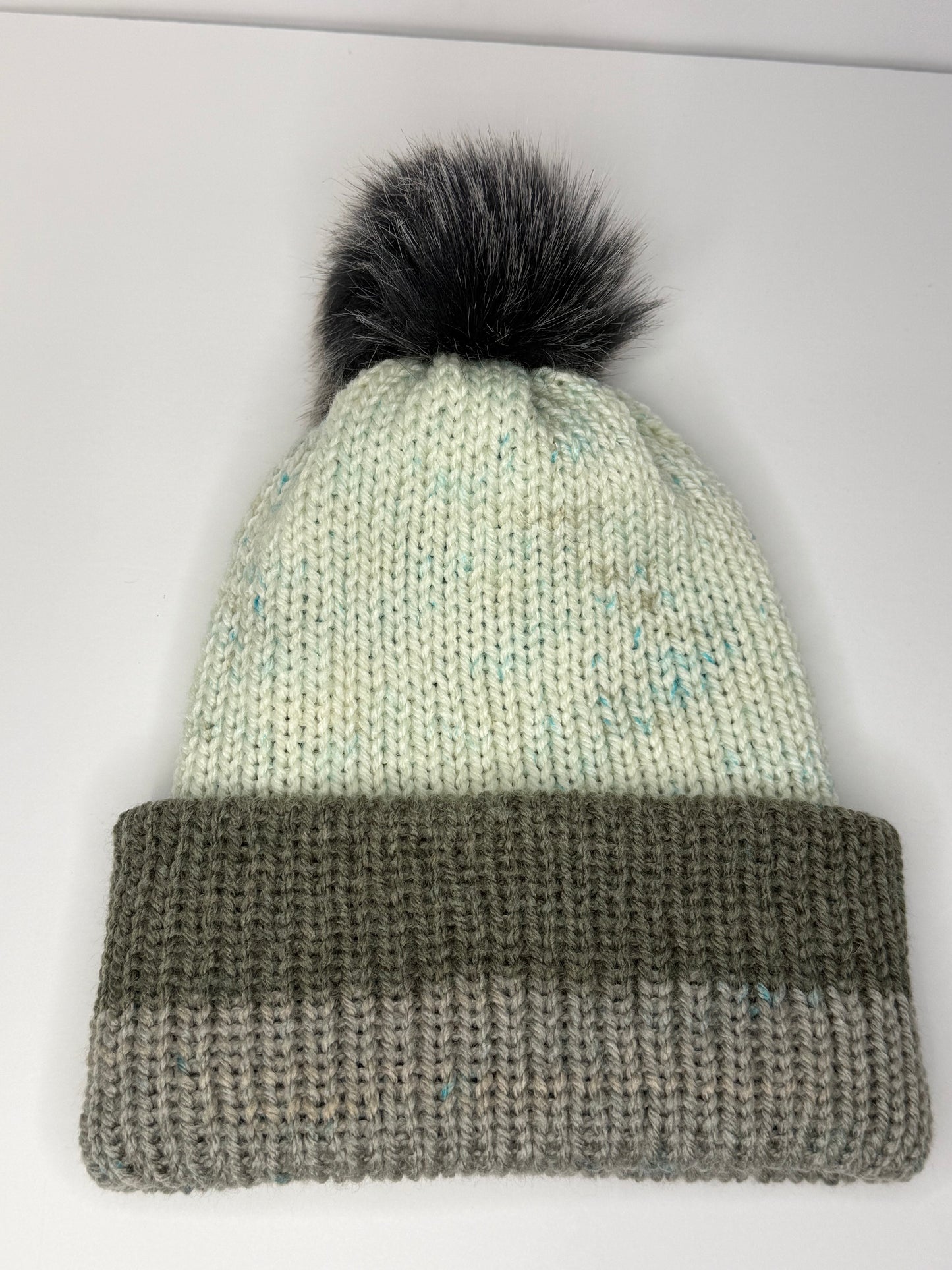 Double Layer Knit Reversible Beanie