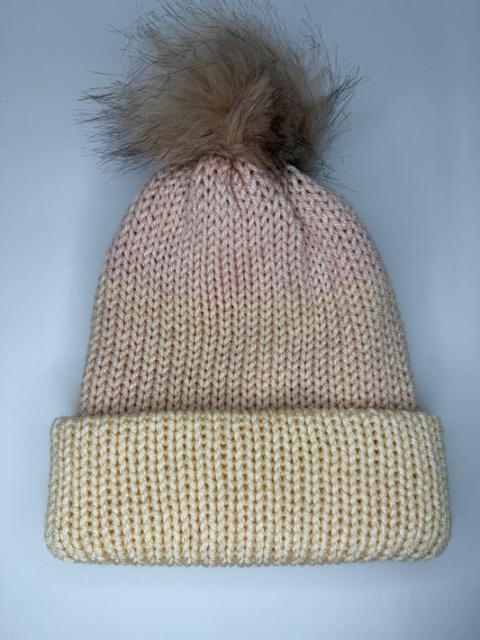 Double Layer Reversible Knit Beanie