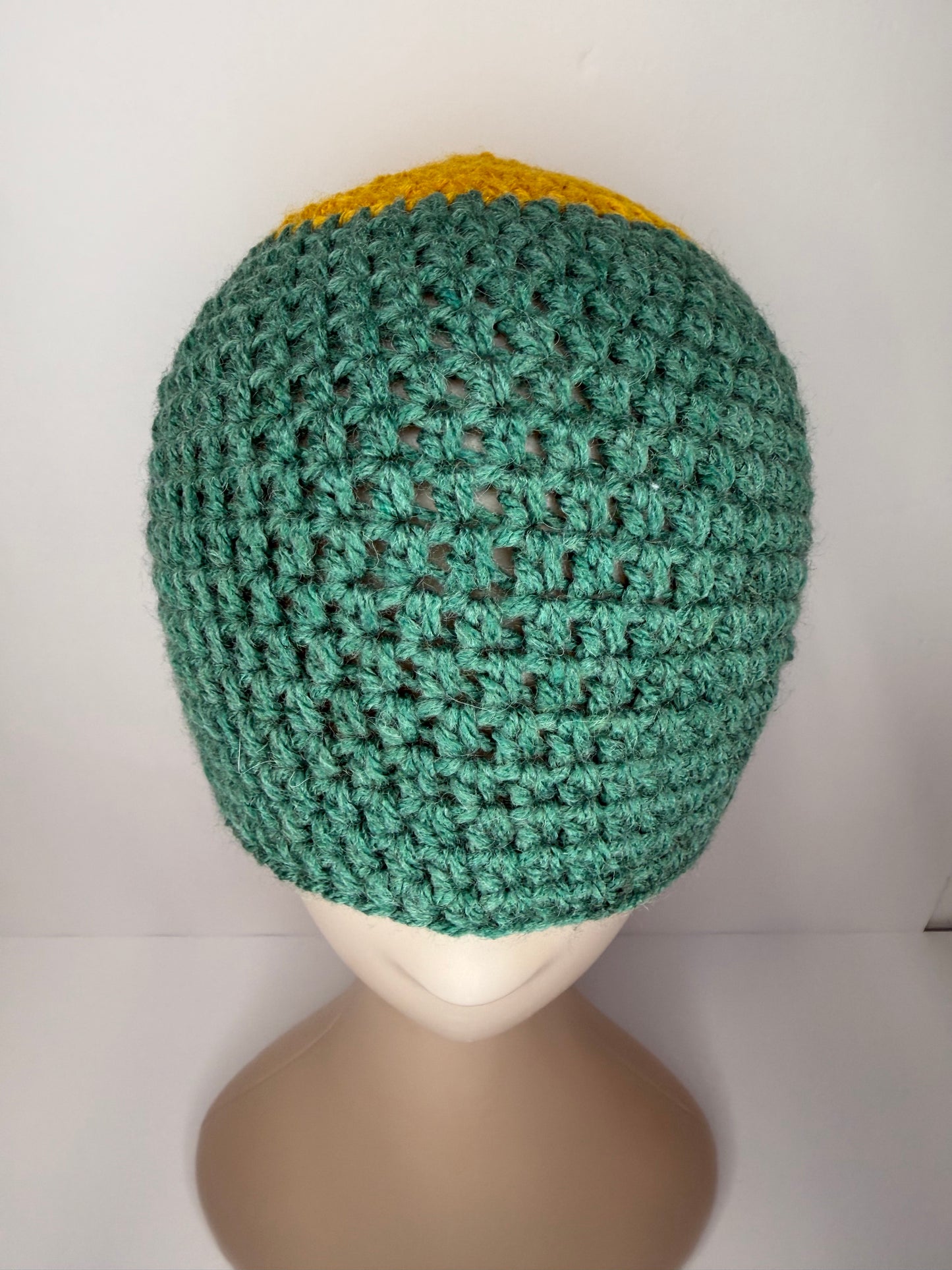 Basic Green Yellow Beanie