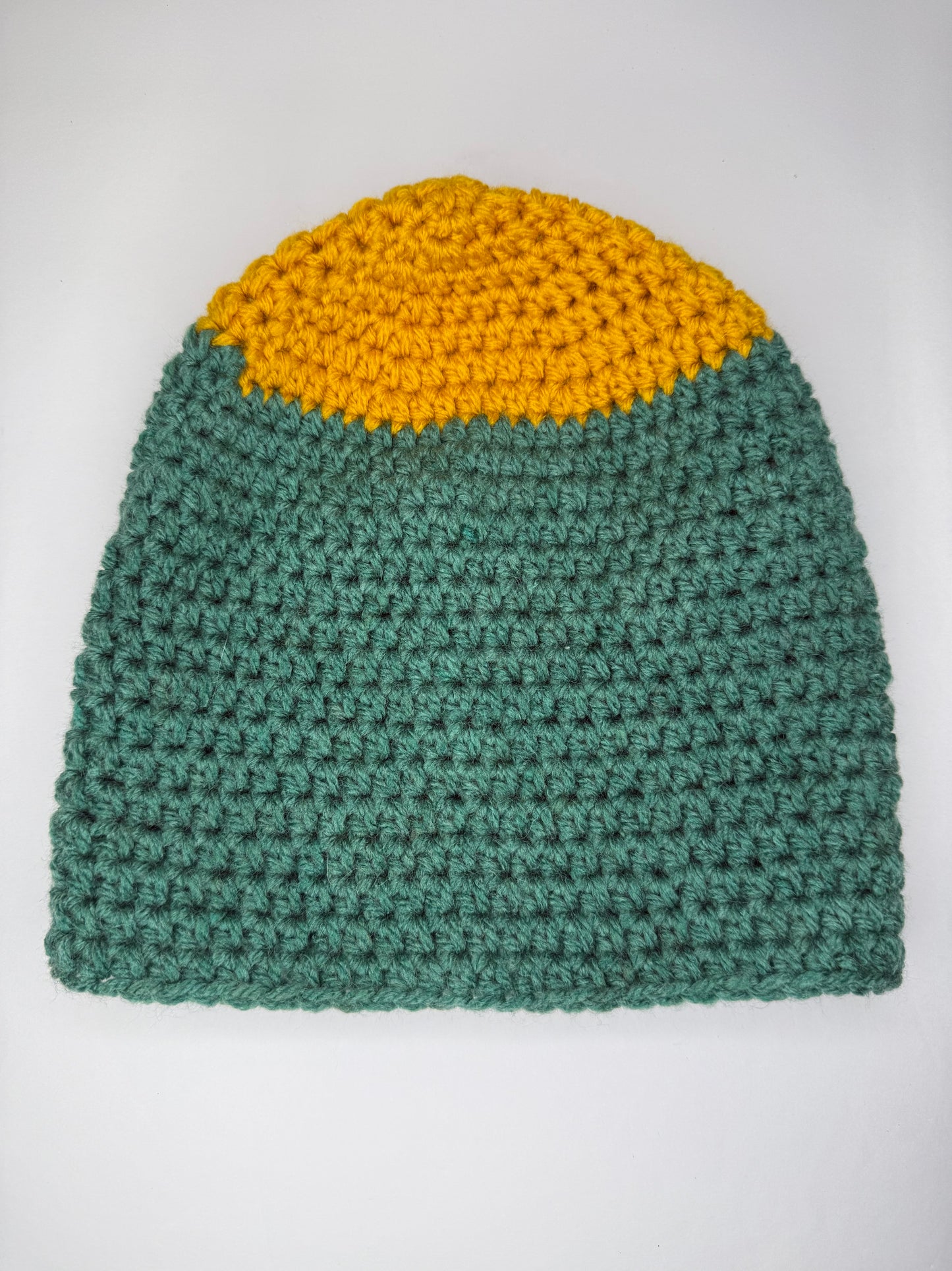 Basic Green Yellow Beanie