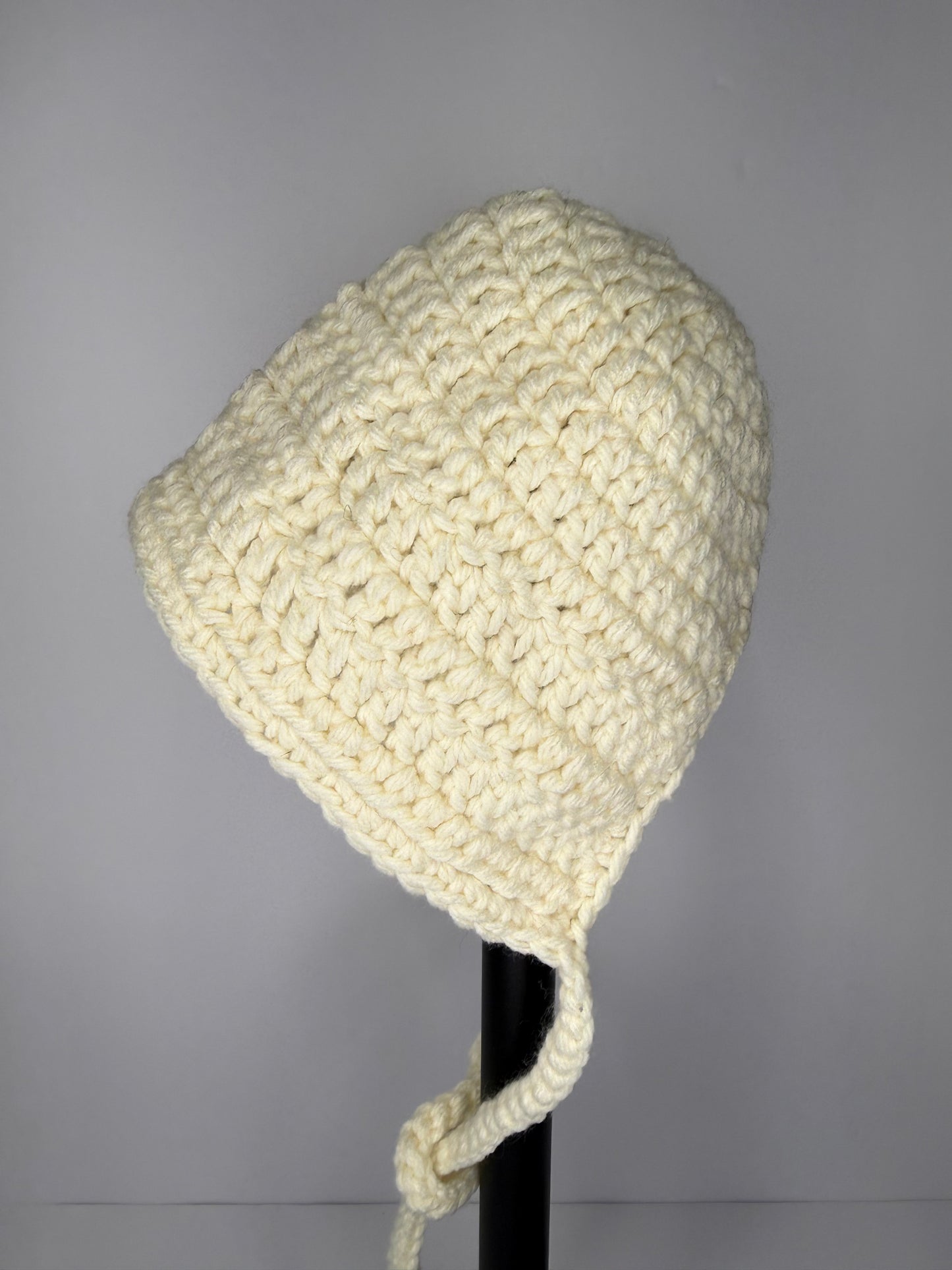Cream Newborn Bonnet