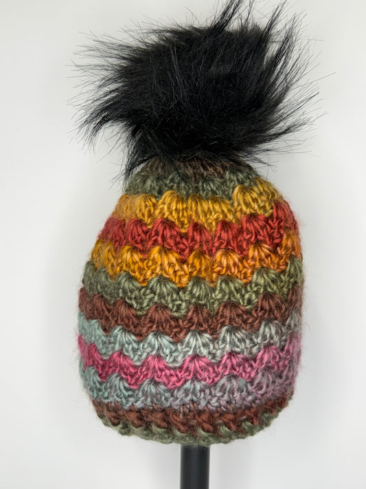 Dark Autumn Color Beanie