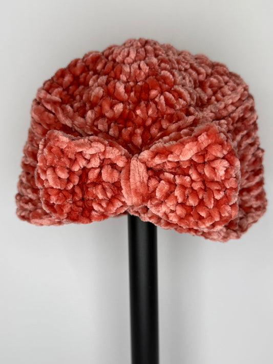 Velvet Bow Turban