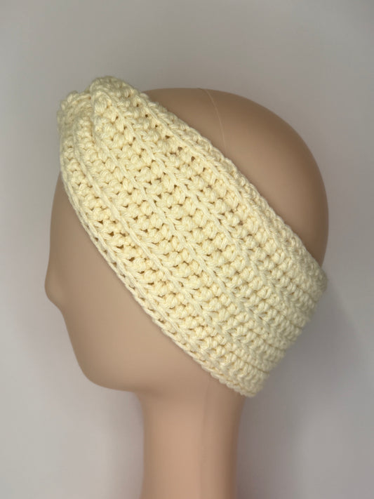 Cream Twisted Earwarmer