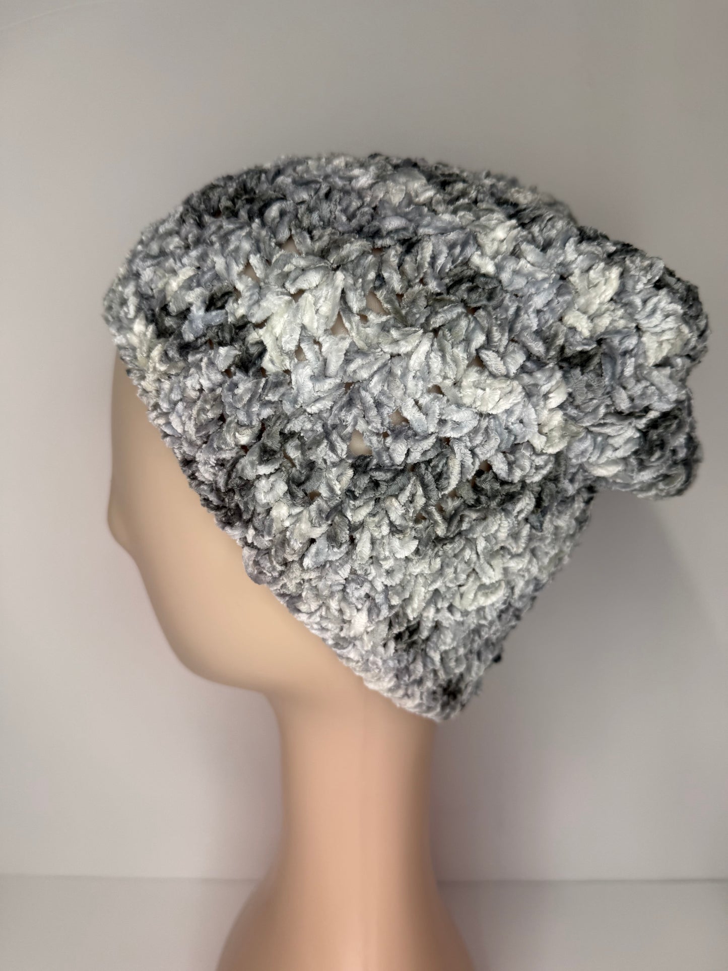 Velvet Slouchy Beanie