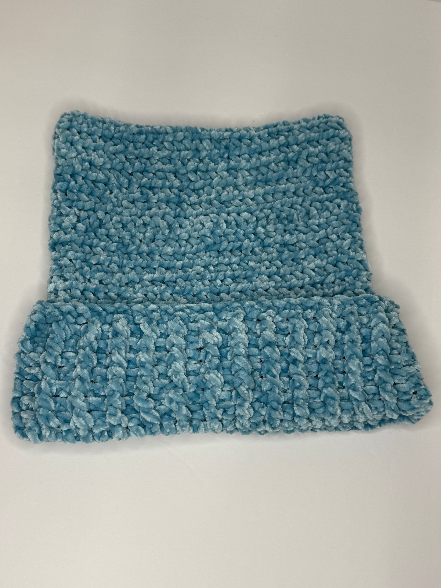 Double Brim Velvet Cat Ear Beanie