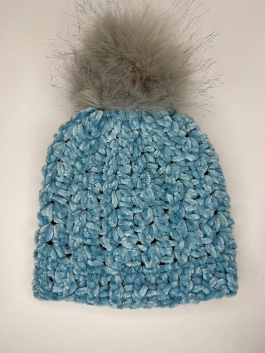 Blue Velvet Beanie
