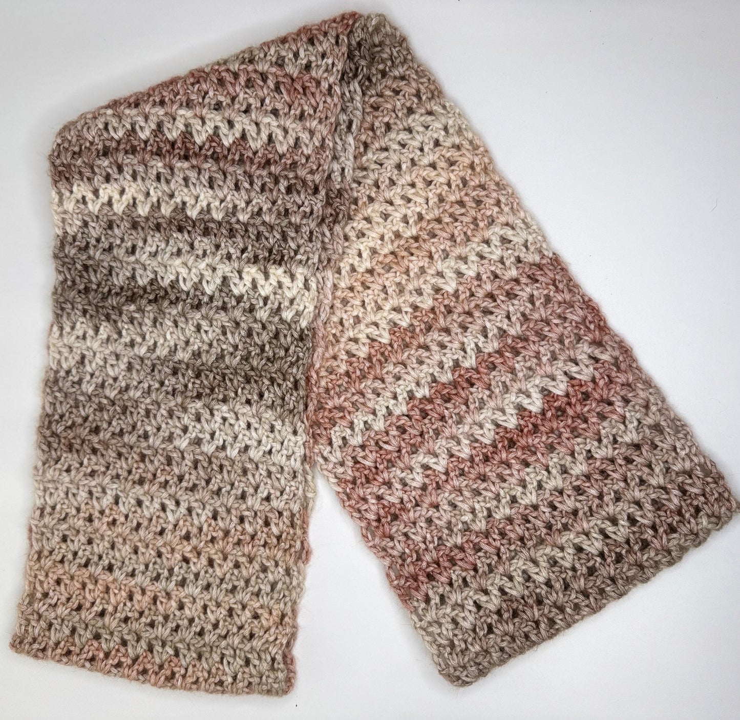 Pinks/Neutral Double Infinity Scarf