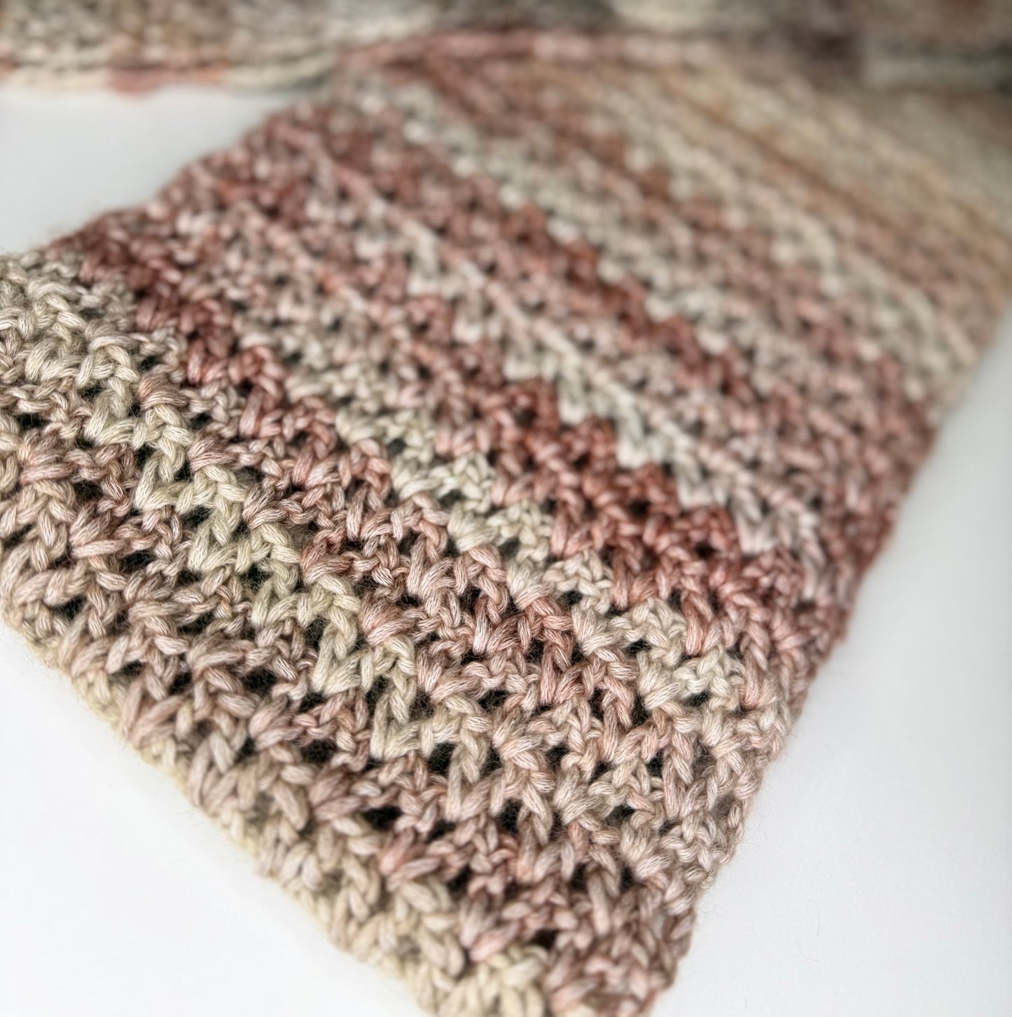 Pinks/Neutral Double Infinity Scarf