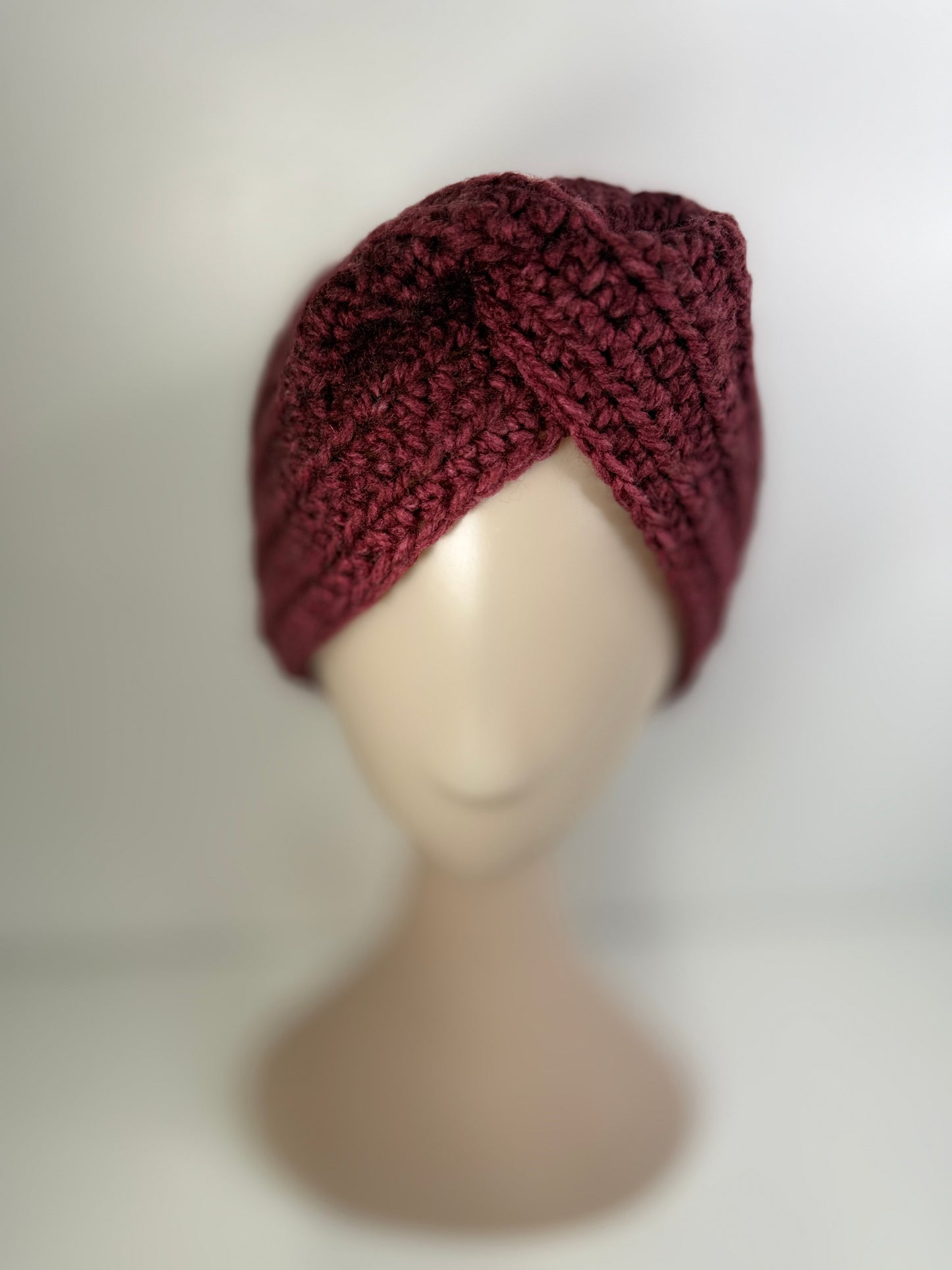 Berry Twisted Ear warmer