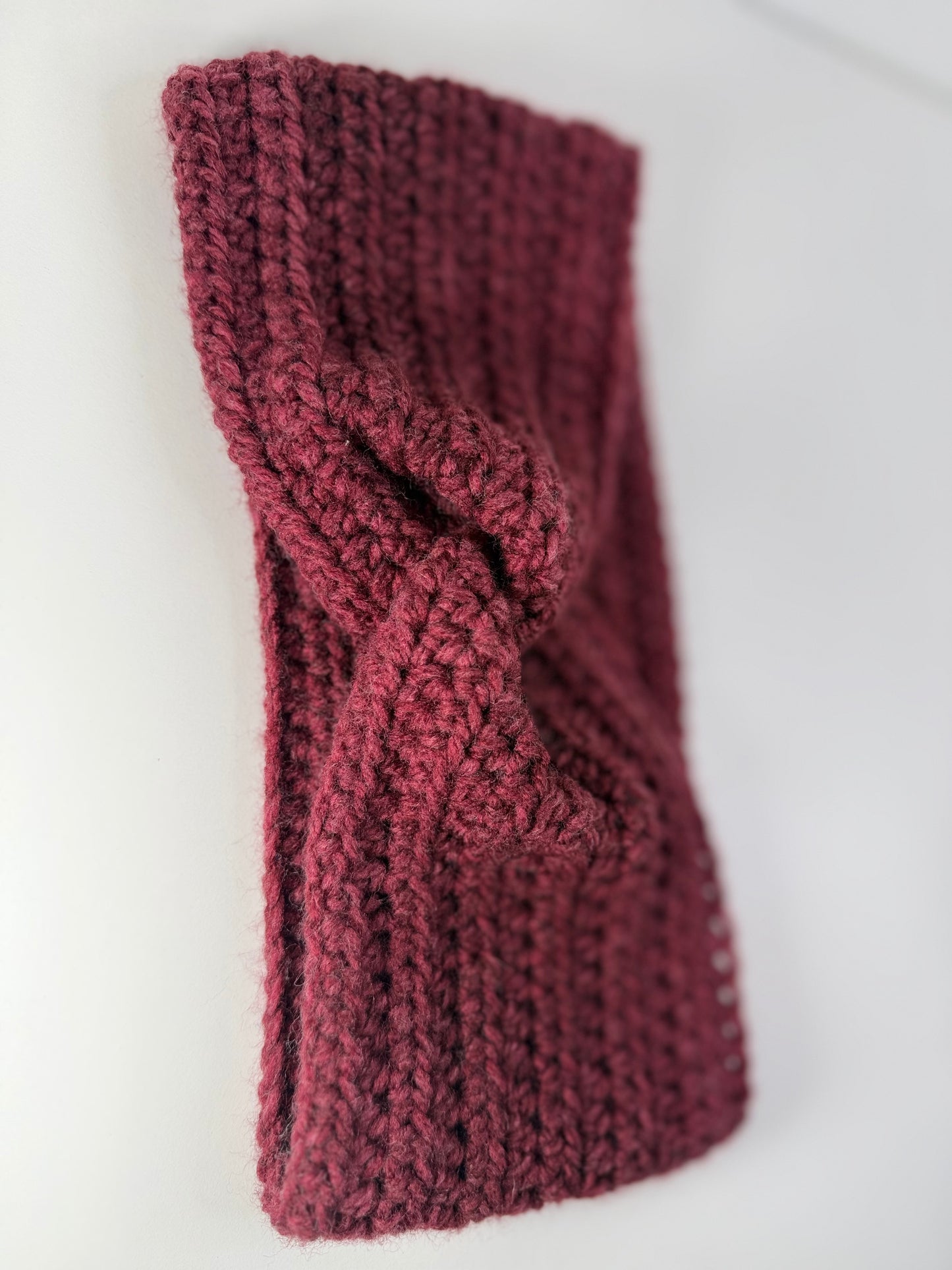 Berry Twisted Ear warmer