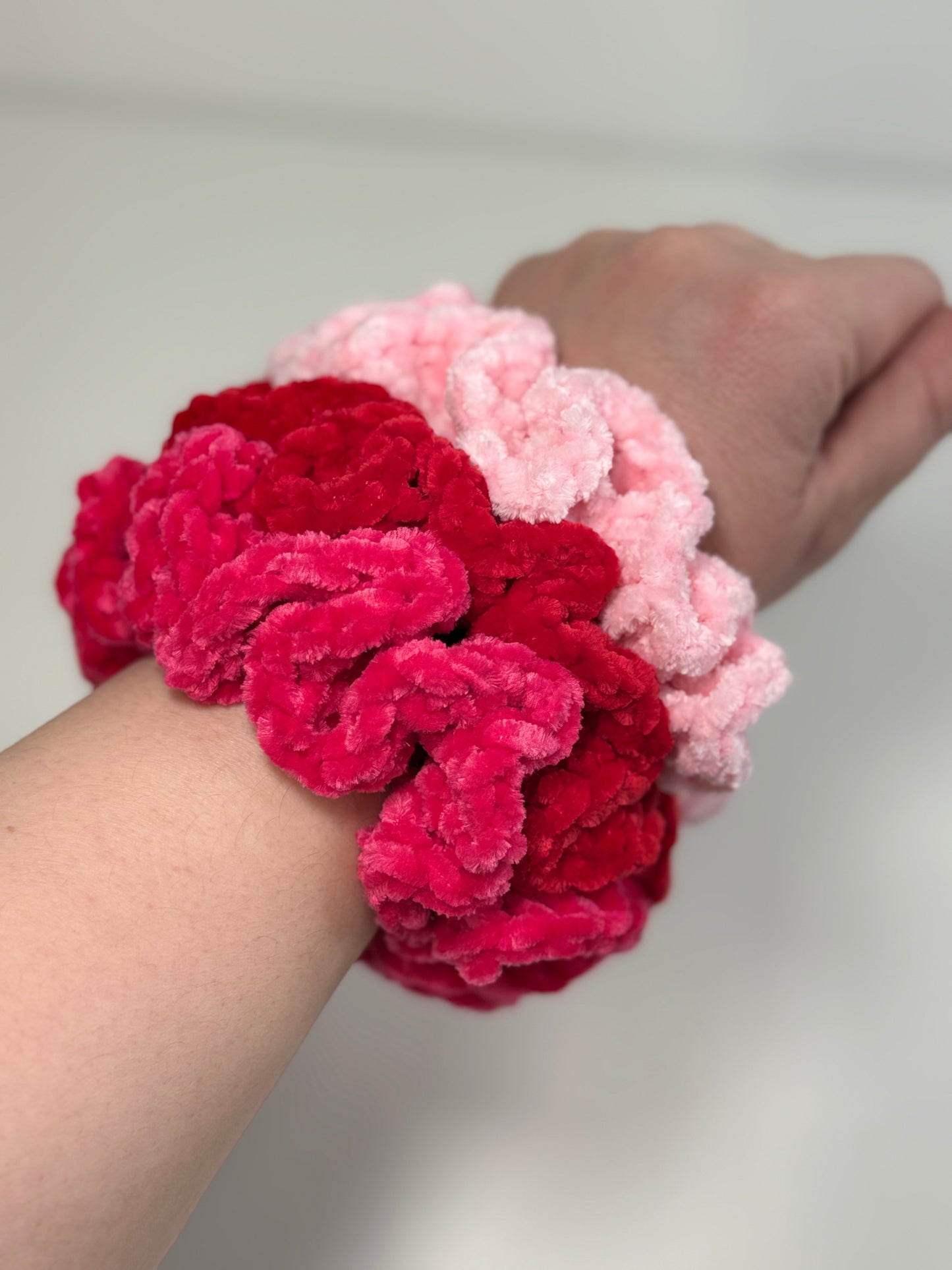 Velvet Scrunchies Trio