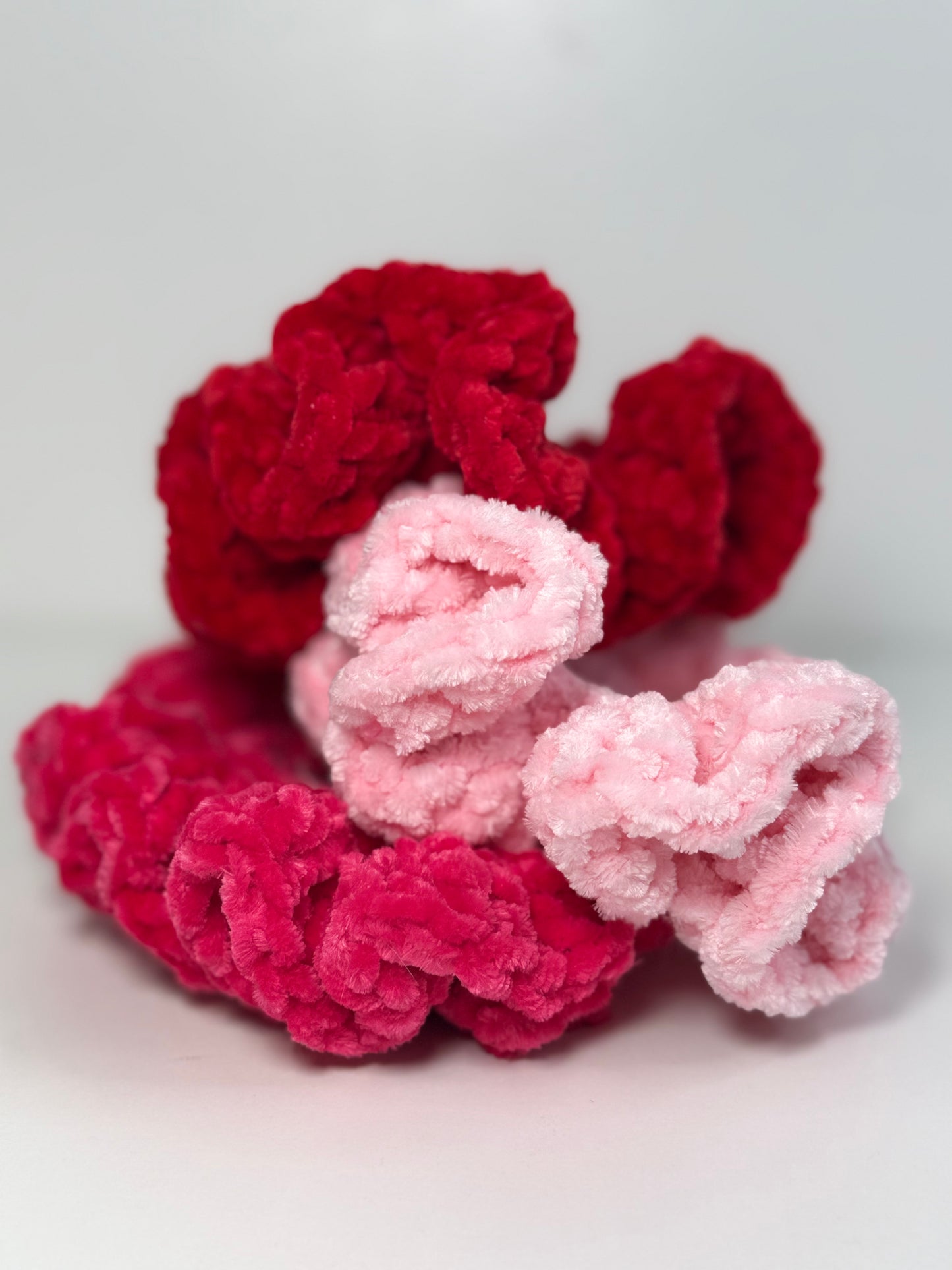 Velvet Scrunchies Trio