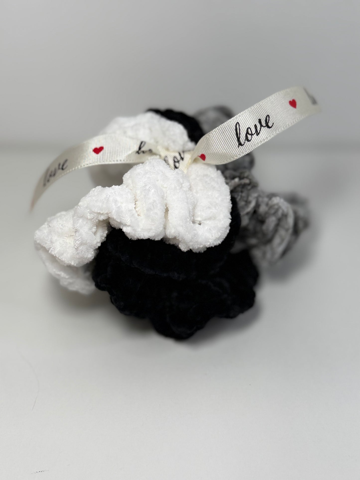 Velvet Scrunchies Trio