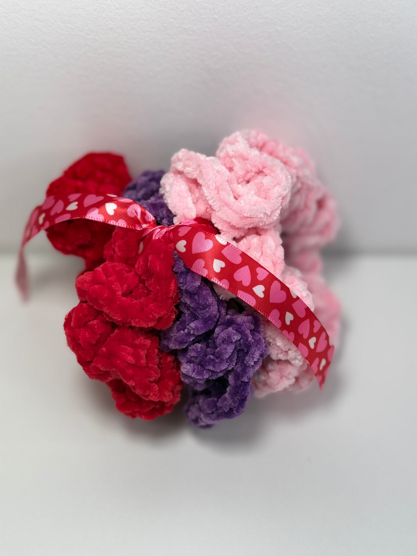 Velvet Scrunchies Trio