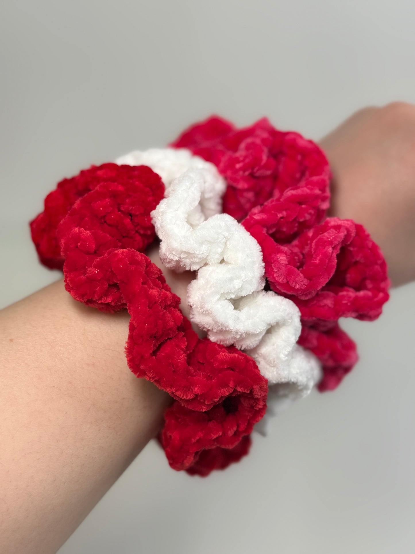 Velvet Scrunchies Trio