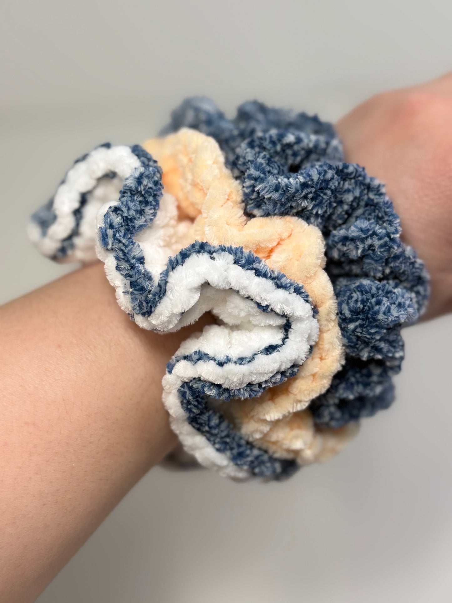 Velvet Scrunchies Trio