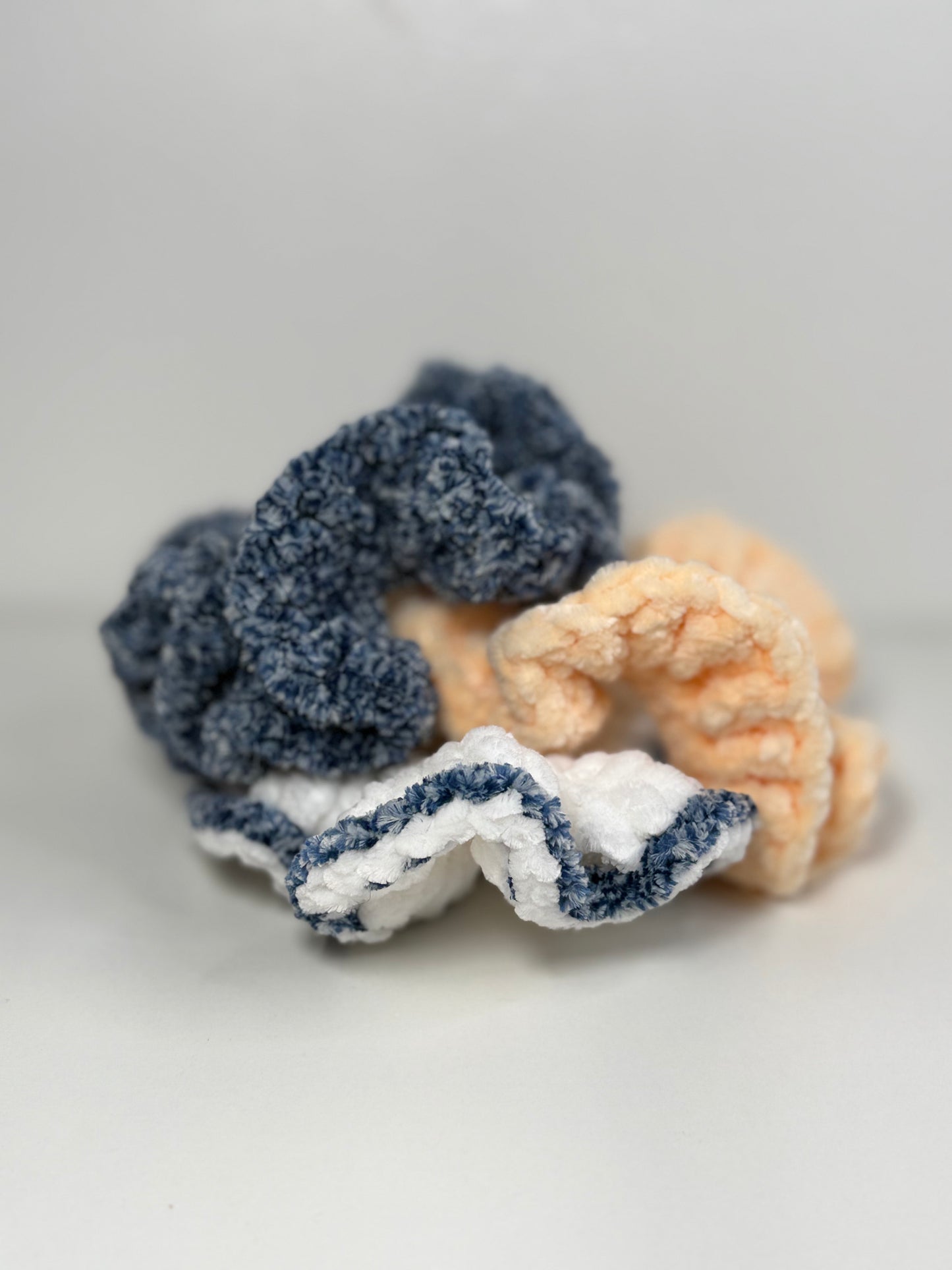 Velvet Scrunchies Trio