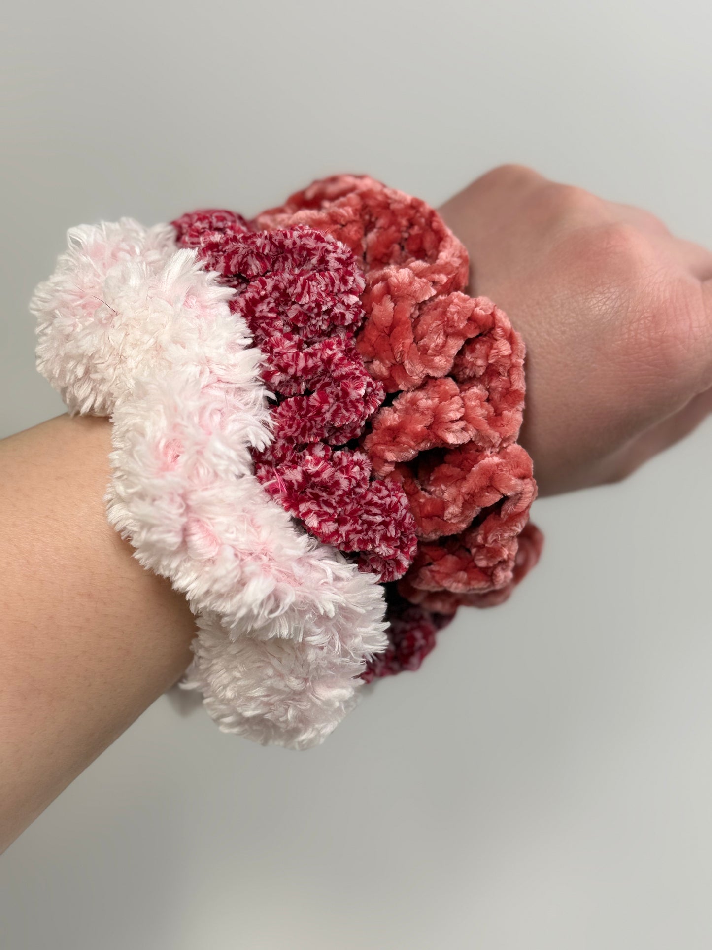 Velvet Scrunchies Trio