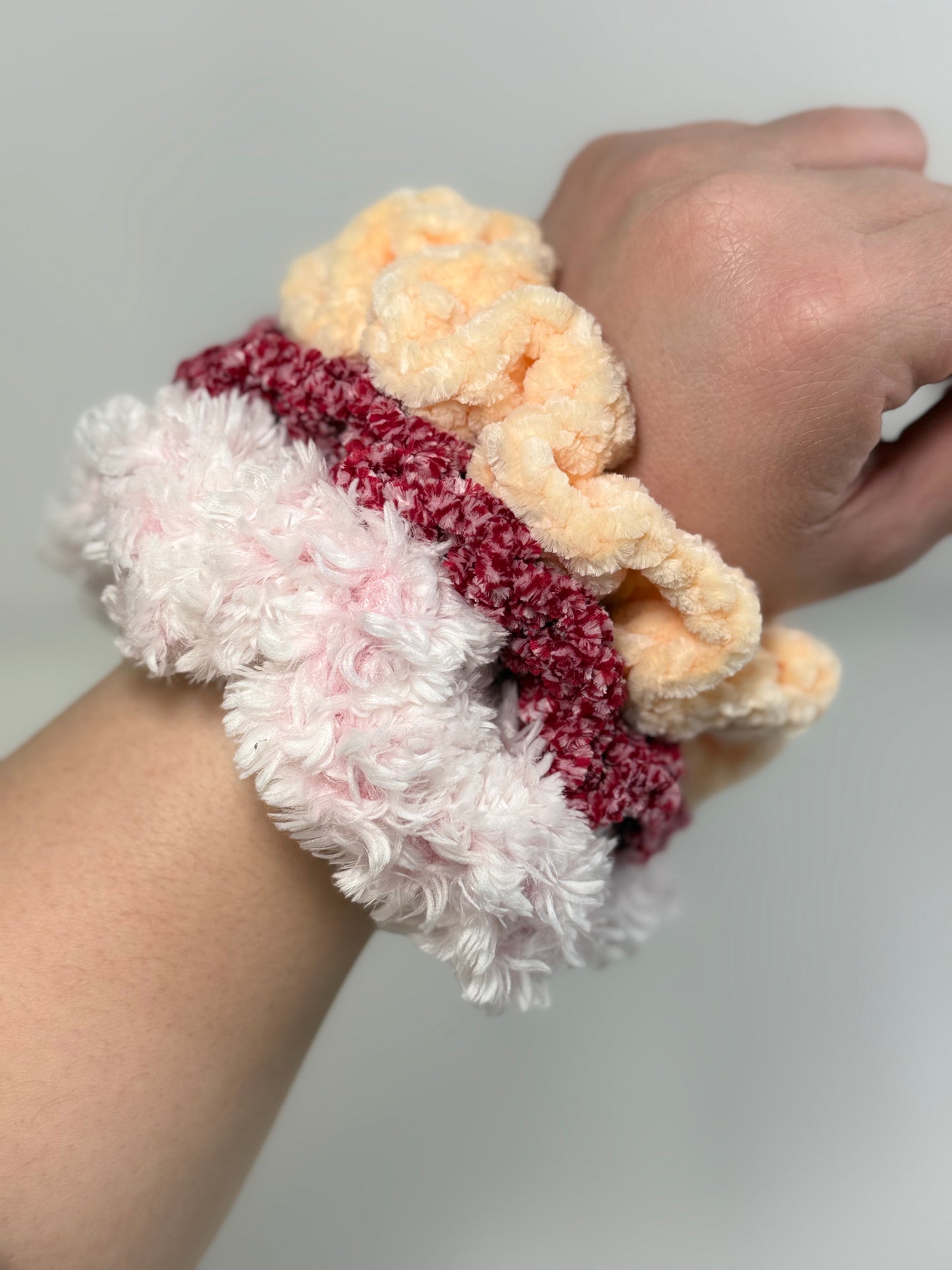 Velvet Scrunchies Trio