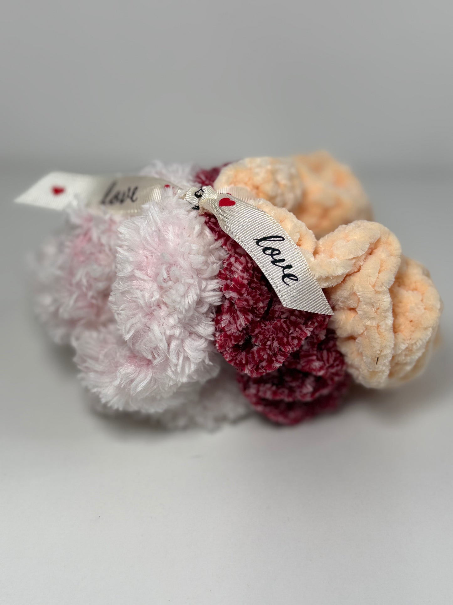 Velvet Scrunchies Trio